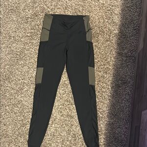 Black and Olive Leggings